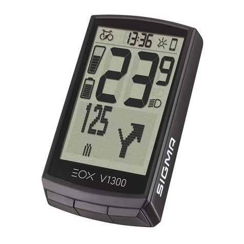 Sigma EOX VIEW 1300 Short manual