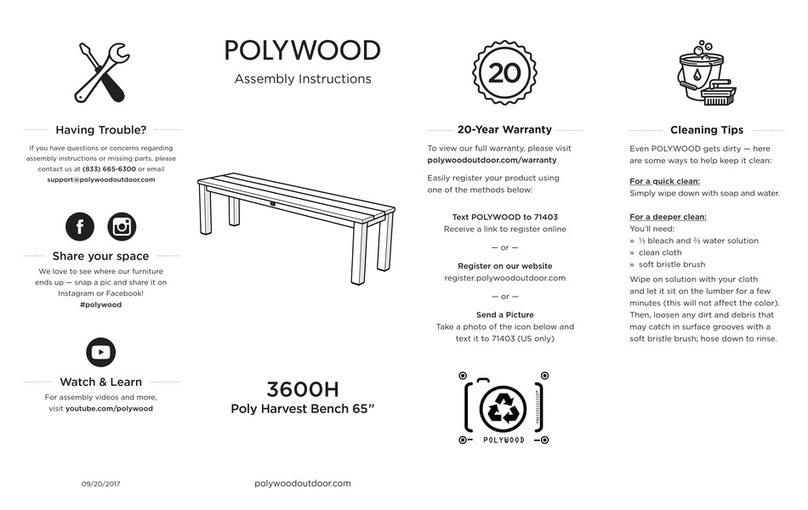 Polywood 3600H User manual