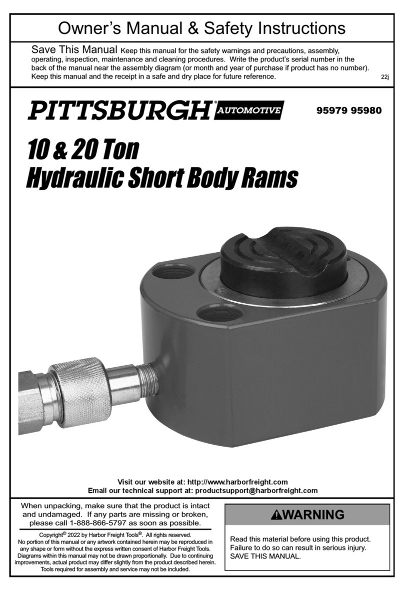 Pittsburgh Automotive 95979 Owner's manual & safety instructions Pittsburgh Automotive 95979 Owner's manual & safety instructions