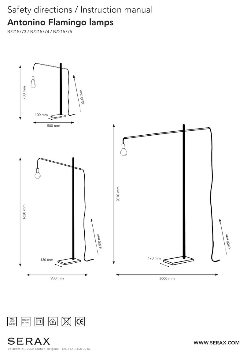 SERAX B7215773 instruction manual