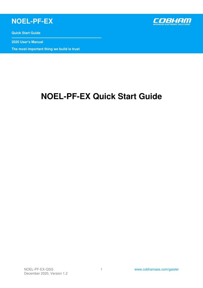 COBHAM NOEL-PF-EX User manual