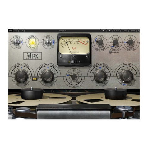 Waves KRAMER MPX MASTER TAPE User manual