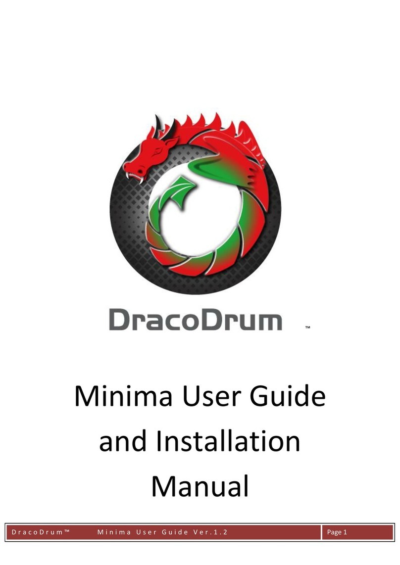 DracoDrum Minima User guide and installation manual