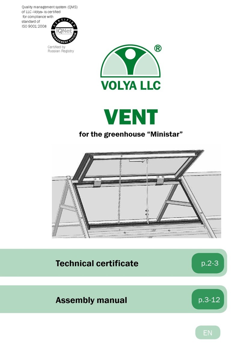 VOLYA VENT User manual