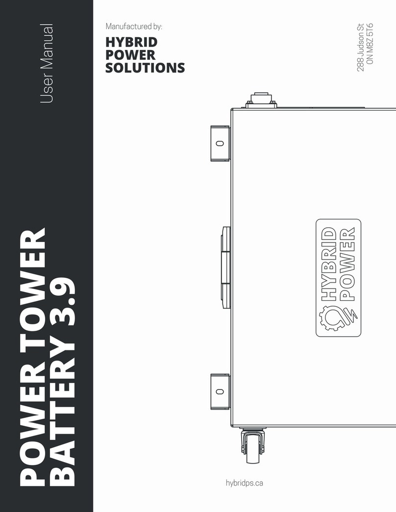 HYBRID POWER POWER TOWER BATTERY 3.9 user manual