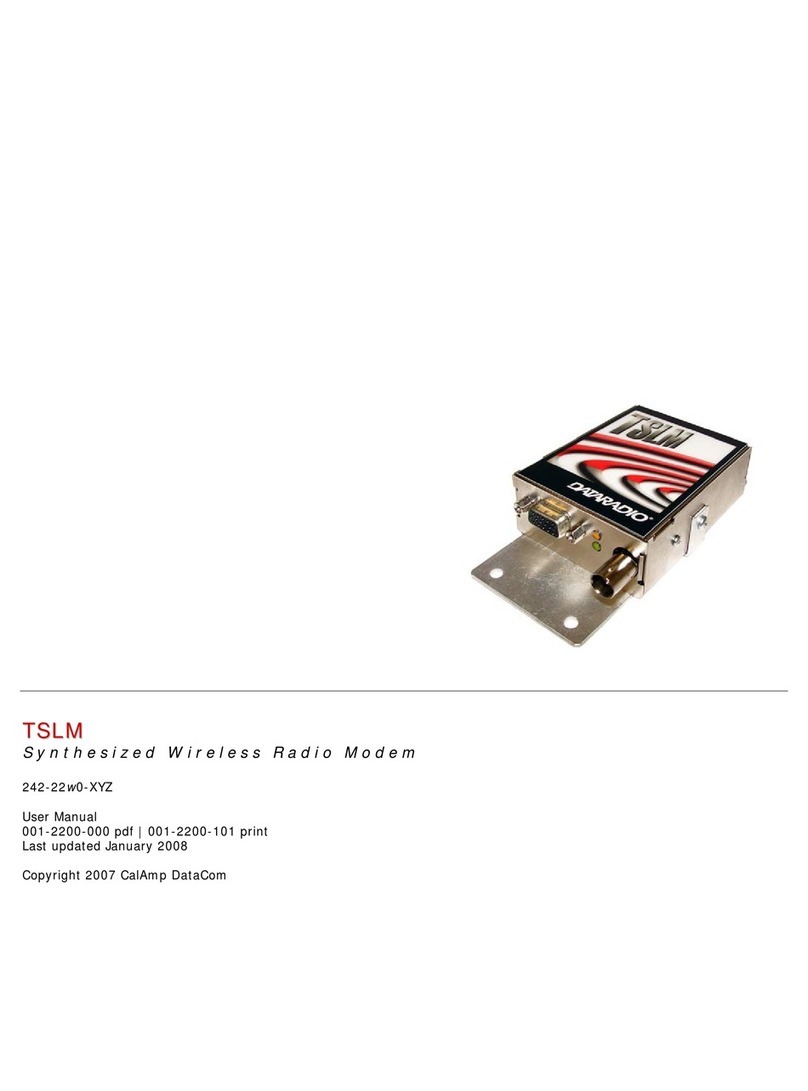 CalAmp TSLM User manual