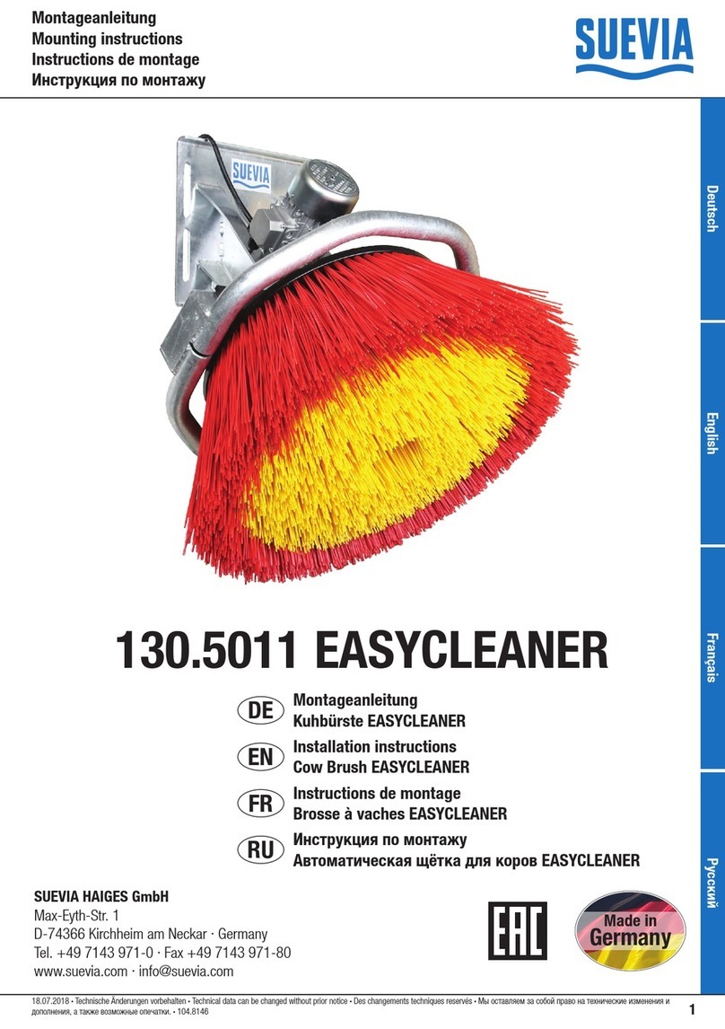 Suevia 130.5011 EASYCLEANER Mounting instructions