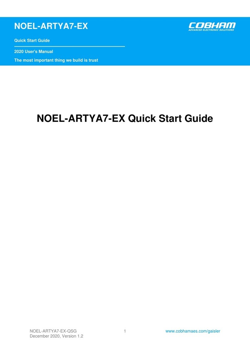 COBHAM NOEL-ARTYA7-EX User manual