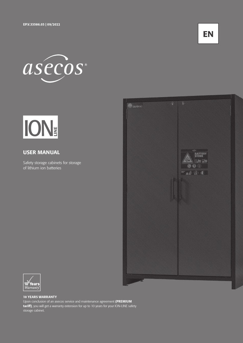 asecos ION-STORE-90 user manual