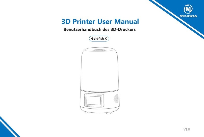 Mingda Goldfish X user manual