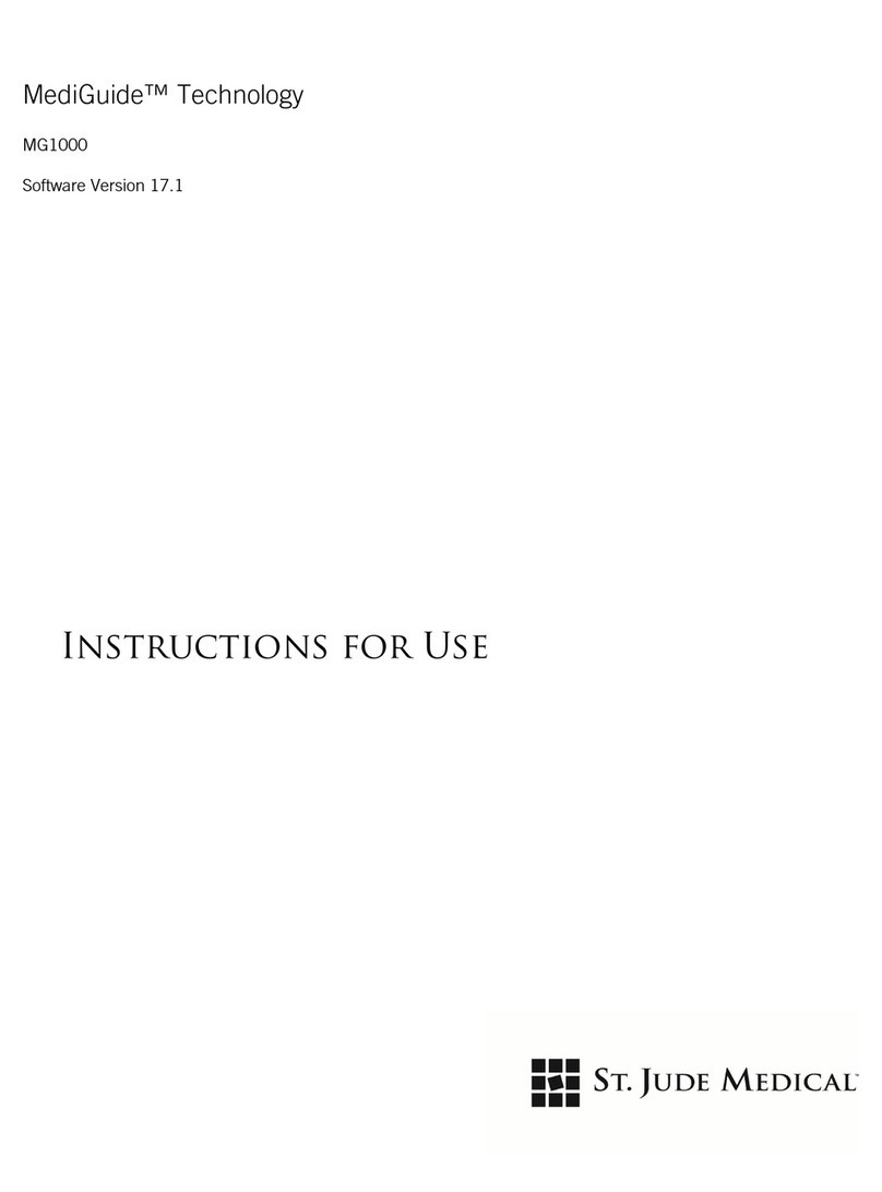 St. Jude Medical MediGuide MG1000 User manual