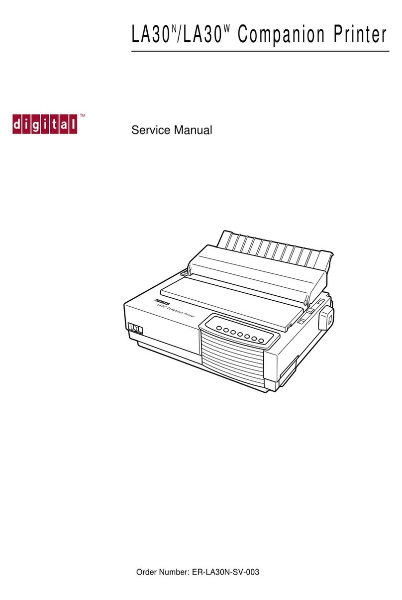 Digital Equipment LA30 N User manual