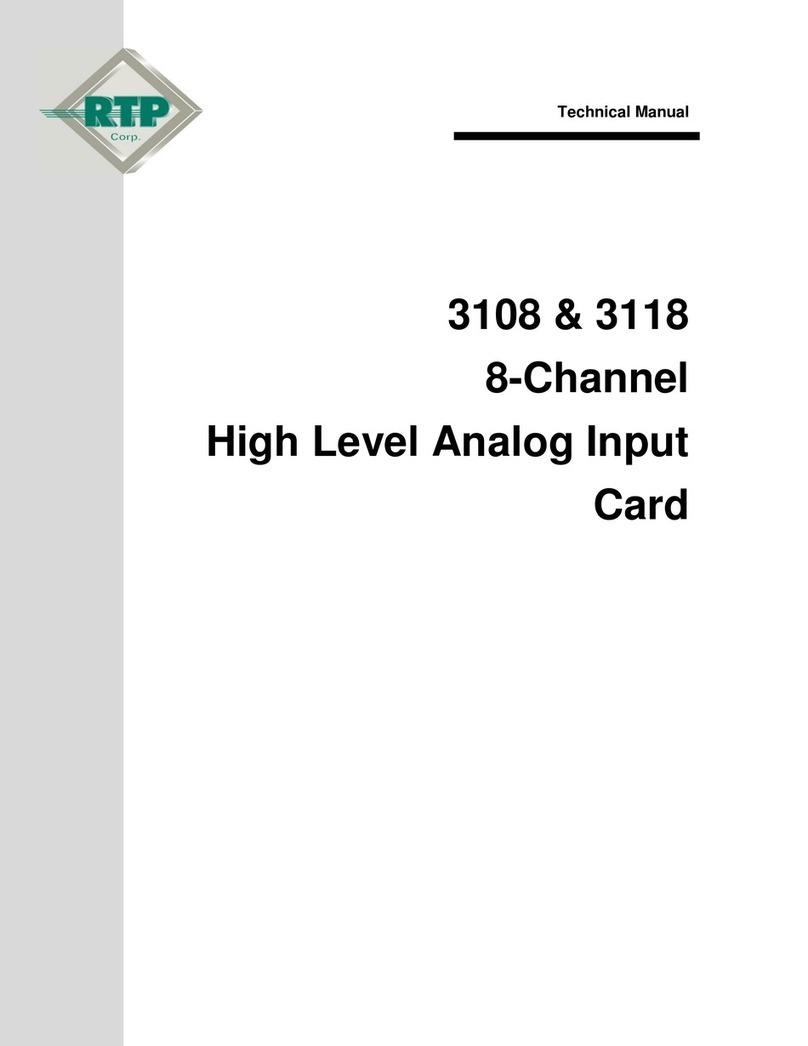 RTP 3108 Technical manual