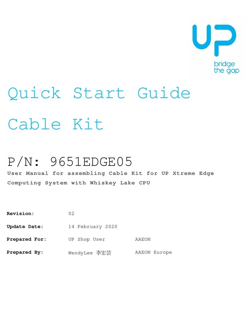 UP 9651EDGE05 quick start guide
