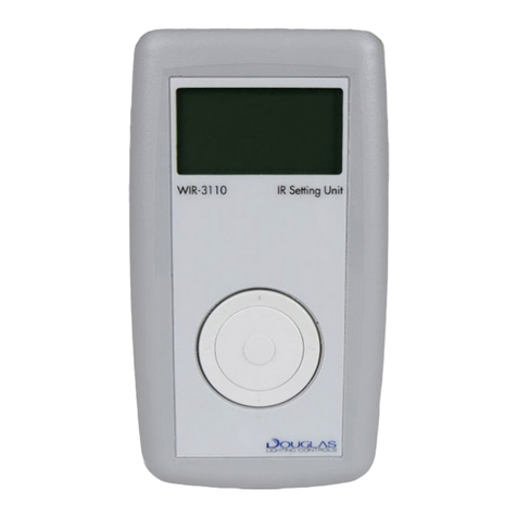 Douglas Lighting Controls Dialog WIR-3110 user manual