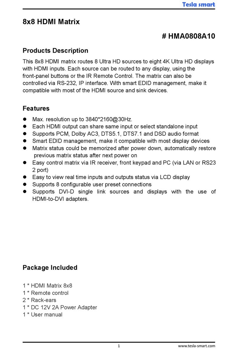 Tesla smart HMA0808A10 quick start guide