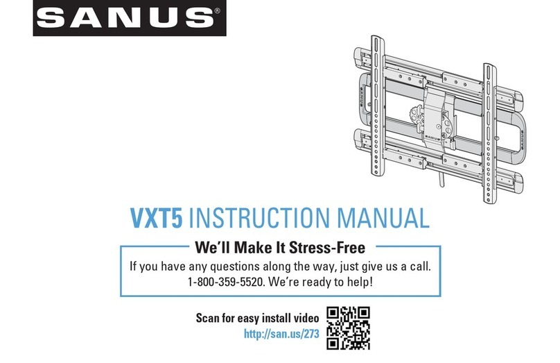 Sanus VXT5 User manual