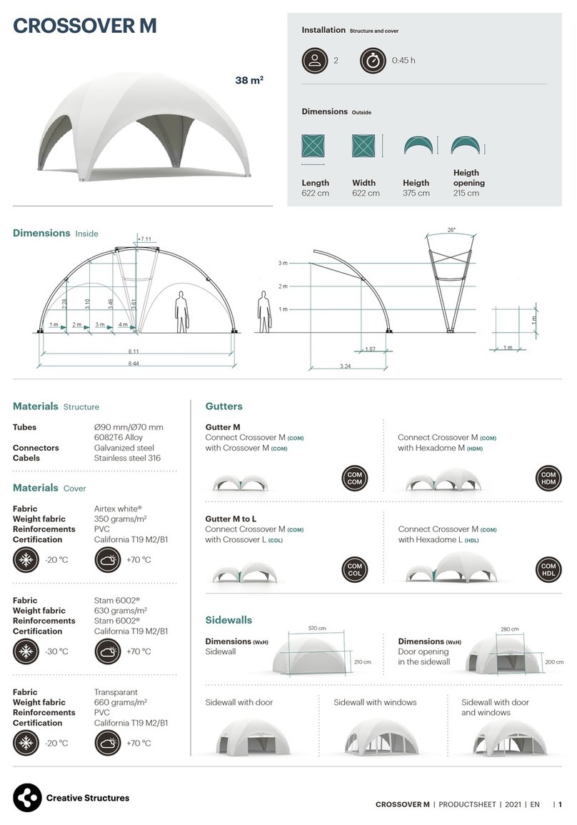 Creative Structures CROSSOVER M User manual