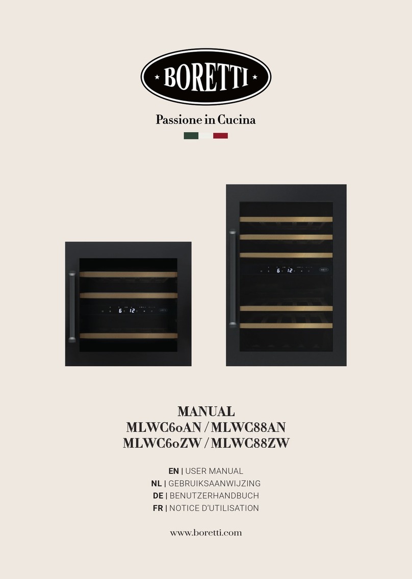 BORETTI MLWC60AN user manual