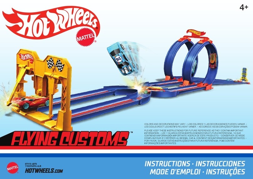 Mattel Hot Wheels FLYING CUSTOMS instructions