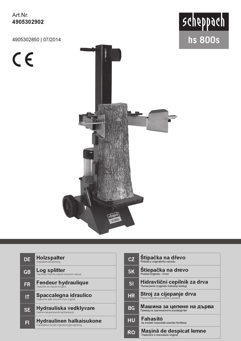 Scheppach hs 800s Assembly instructions