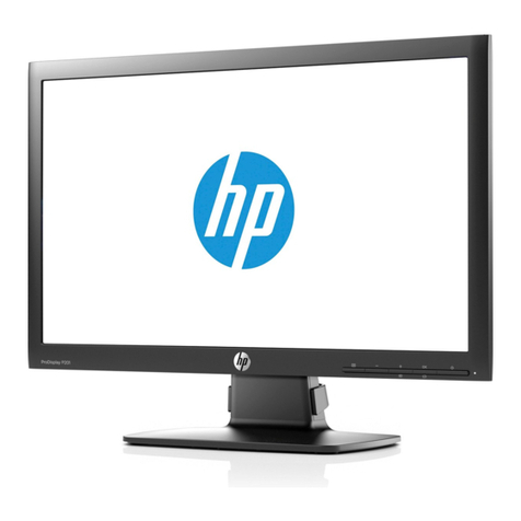 HP ProDisplay P201 Assembly instructions
