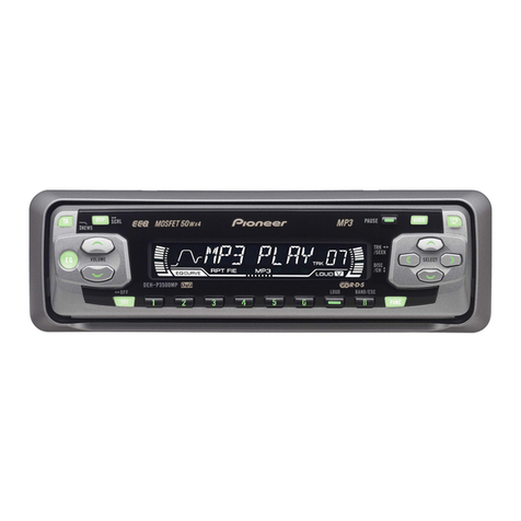 Pioneer DEH-P3550MP XM User manual Pioneer DEH-P3550MP XM User manual