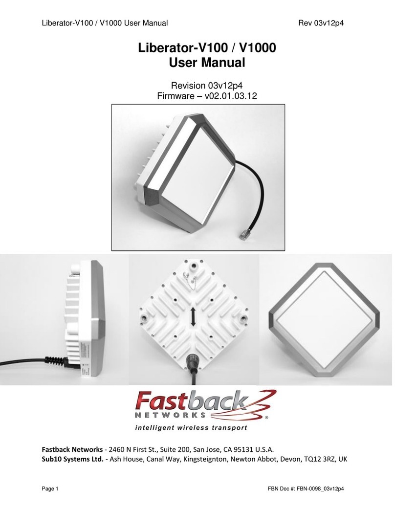 Fastback Liberator-V100 user manual