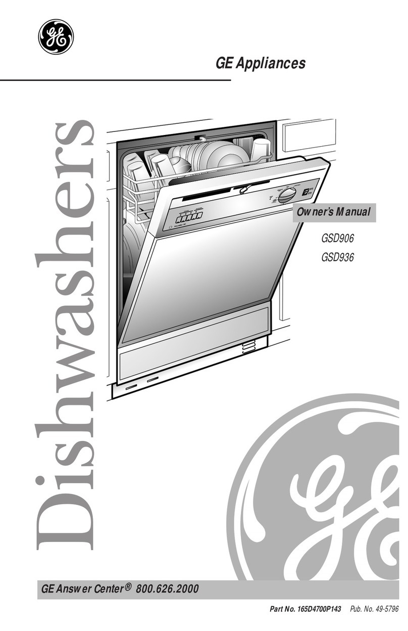 GE GSD906 owner's manual