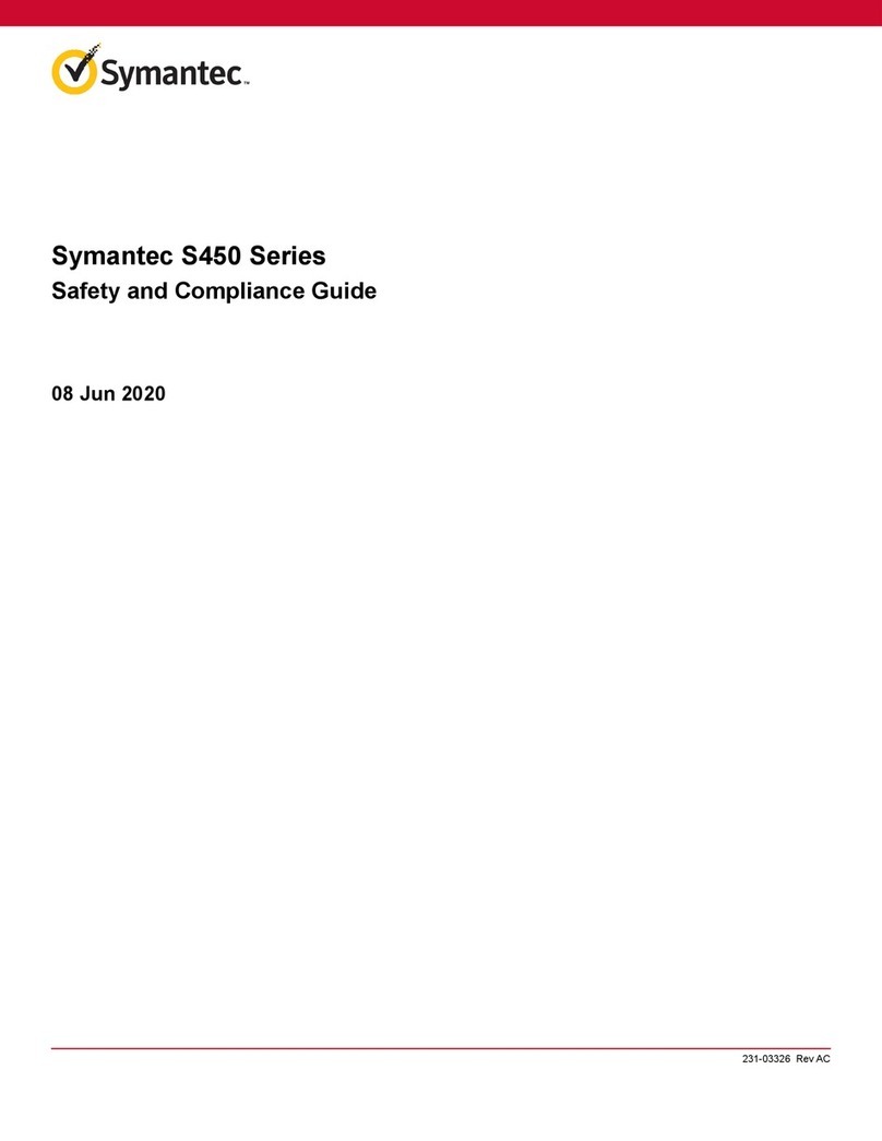 Symantec S450 Series Safety and compliance guide Symantec S450 Series Safety and compliance guide
