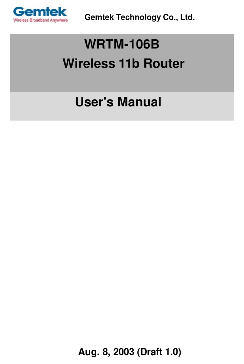 Gemtek WRTM-106B user manual