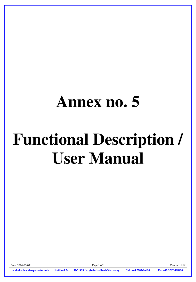 smartmicro UMRR-0F0002 Functional Description/User Manual