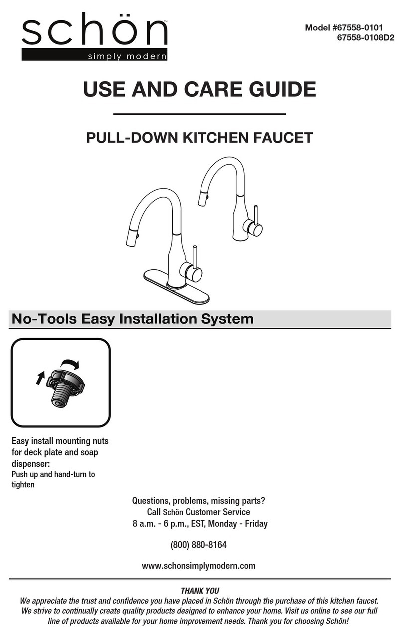 Schon 67558-0101 Use and care guide Schon 67558-0101 Use and care guide