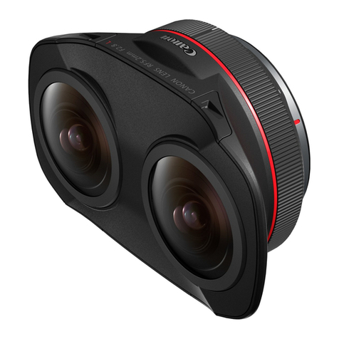 Canon RF5.2mm F2.8 L DUAL FISHEYE User manual