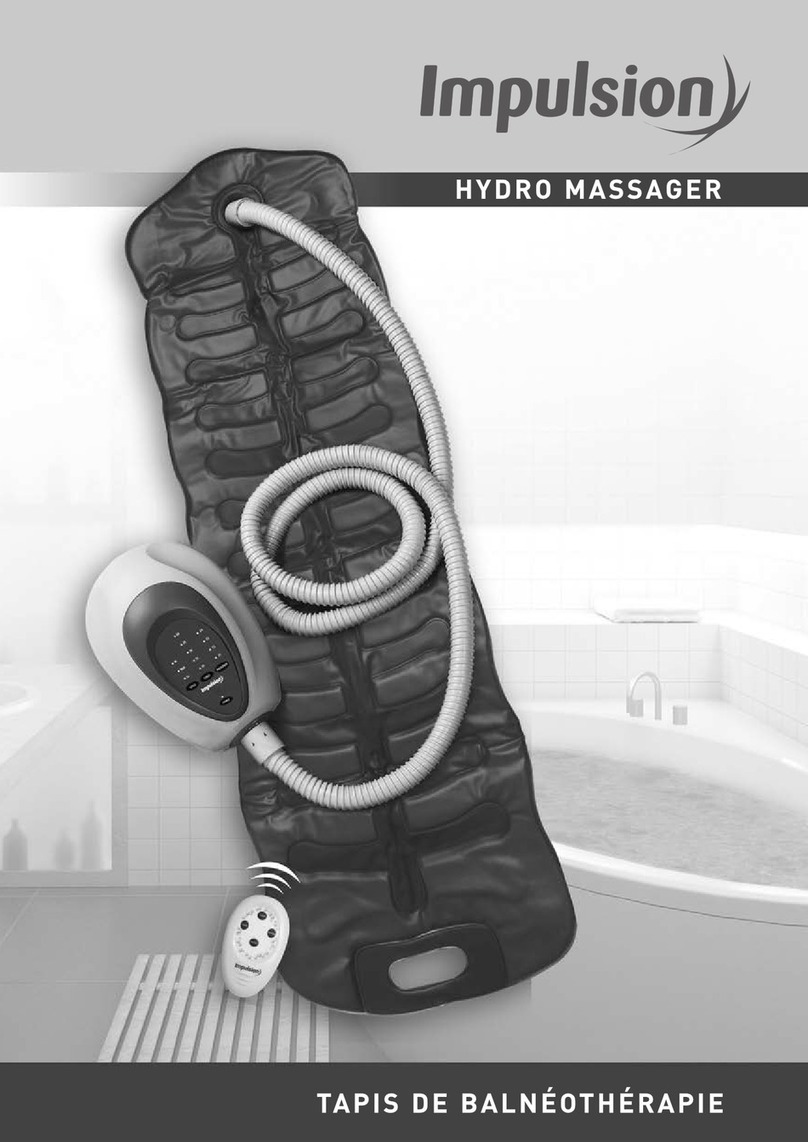 Impulsion HYDRO MASSAGER manual