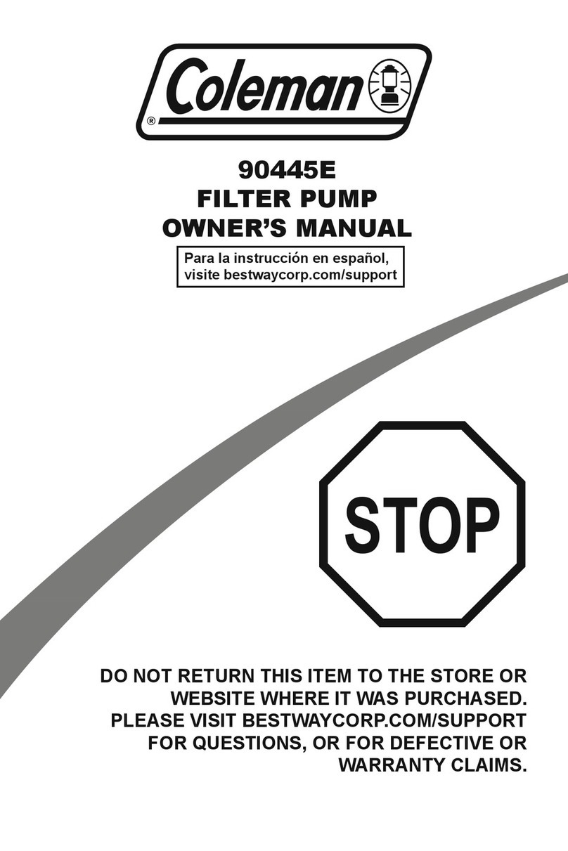 Coleman 90445E User manual
