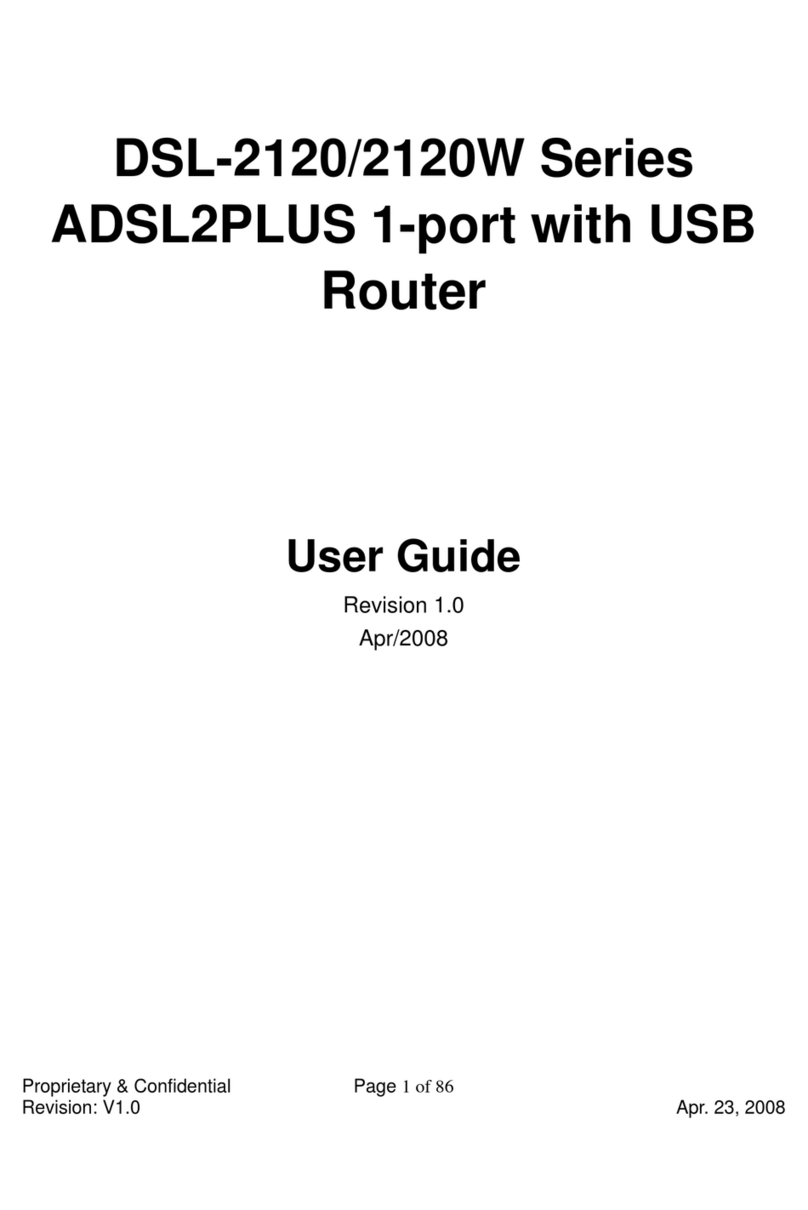 E-data DSL-2120 Series user guide