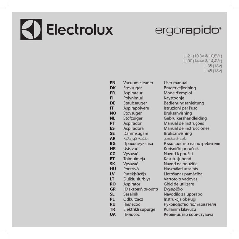 Electrolux ergorapido Li-24 User manual