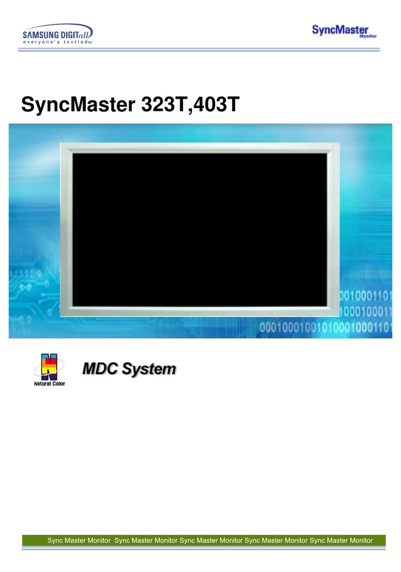 Samsung SyncMaster 323T User manual