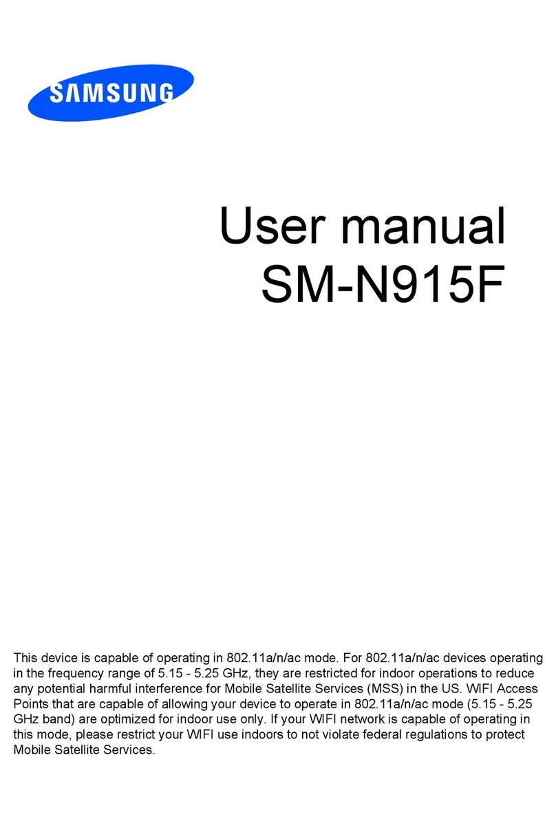 Samsung SM-N915F User manual Samsung SM-N915F User manual