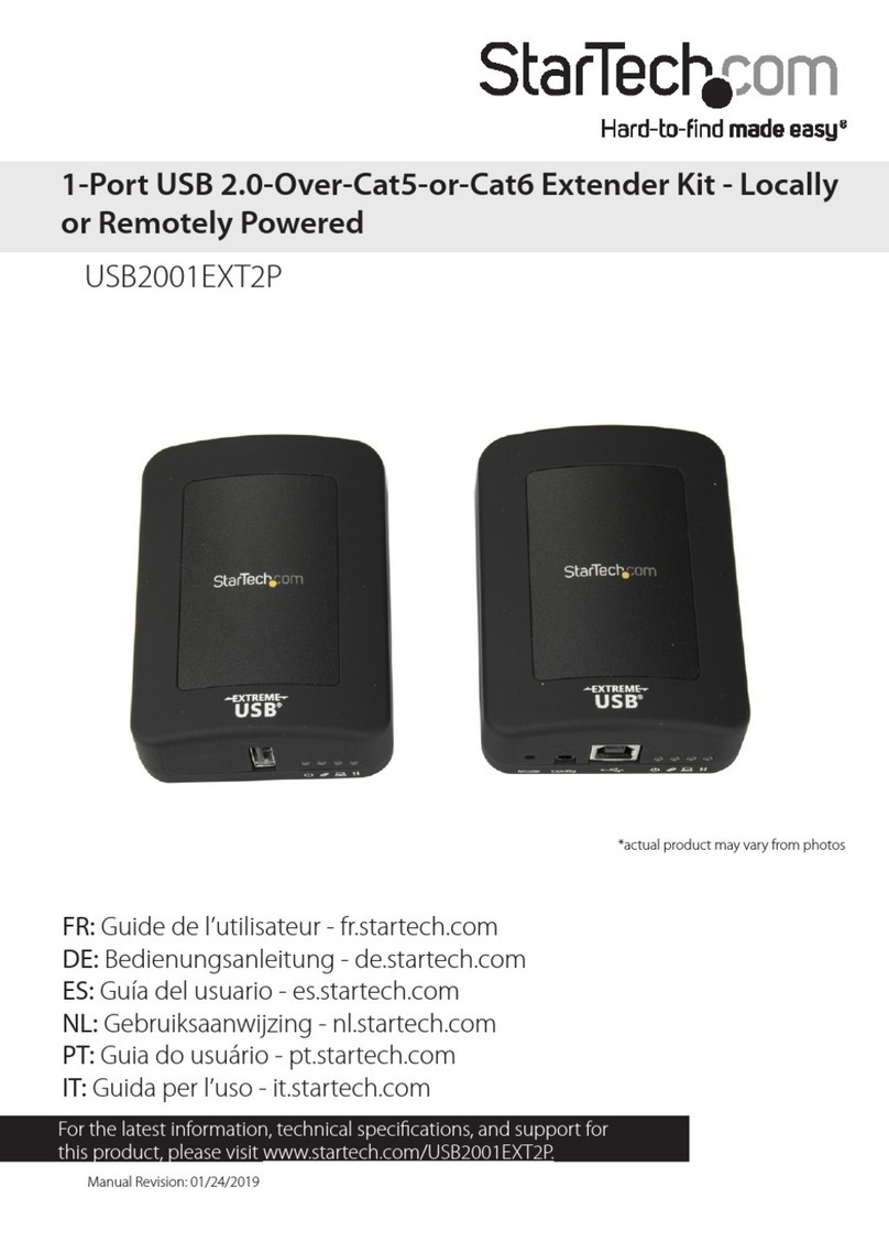 StarTech.com USB2001EXT2PNA User manual