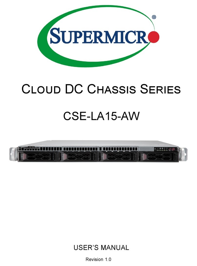 Supermicro CSE-LA15-AW Series User manual Supermicro CSE-LA15-AW Series User manual