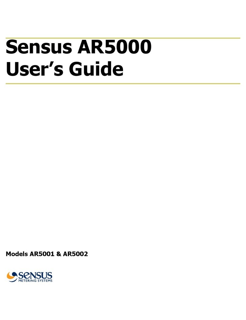 Sensus AR5000 User manual