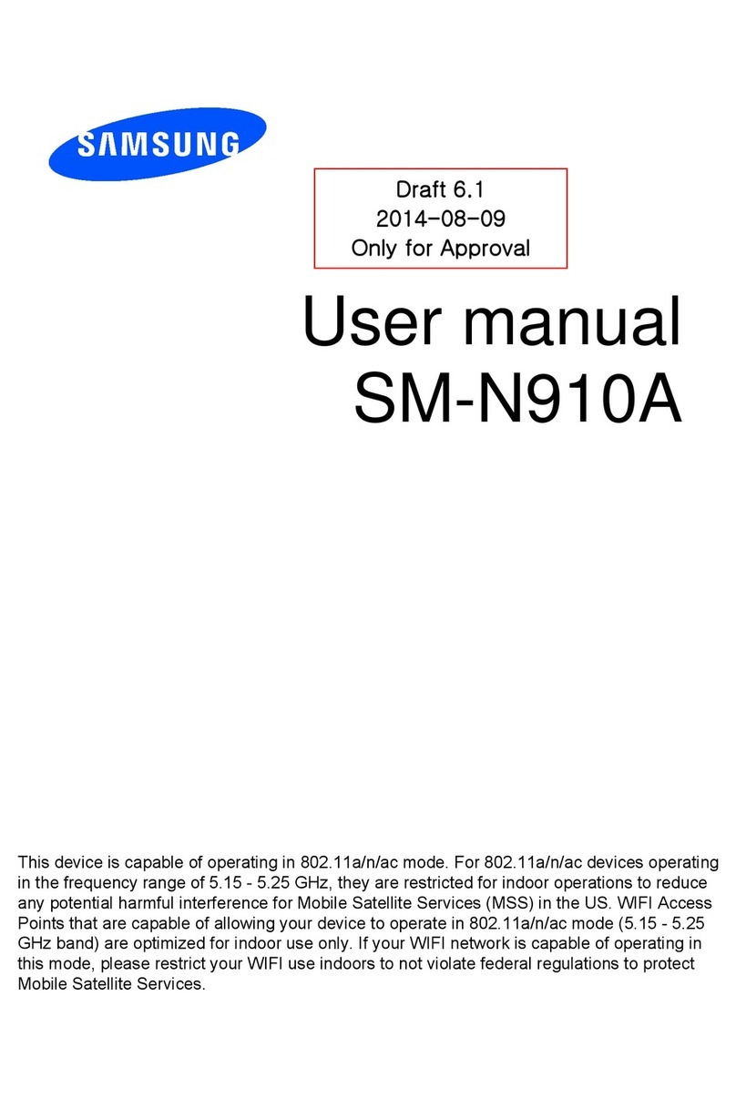 Samsung SM-N910A User manual Samsung SM-N910A User manual