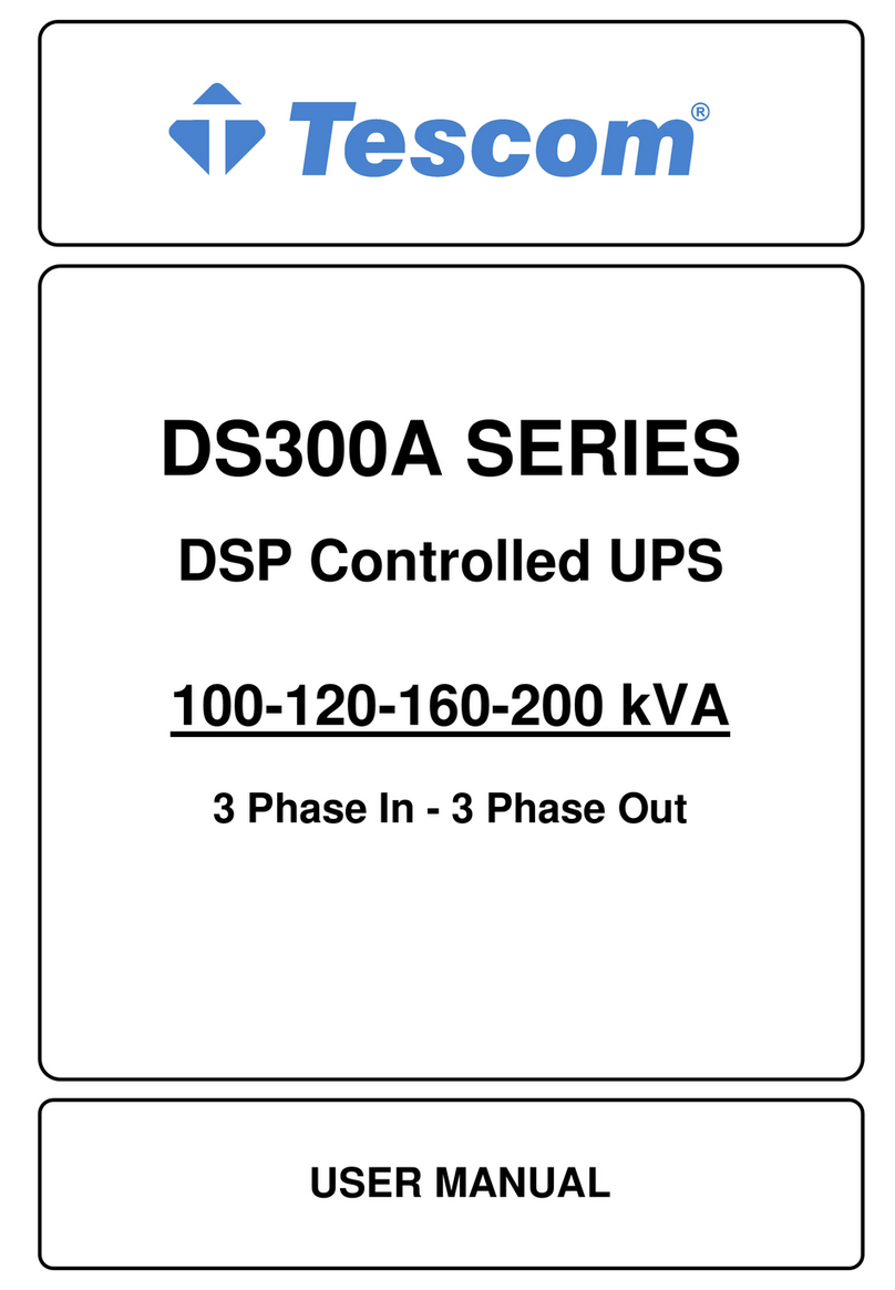 Tescom DS3100A User manual