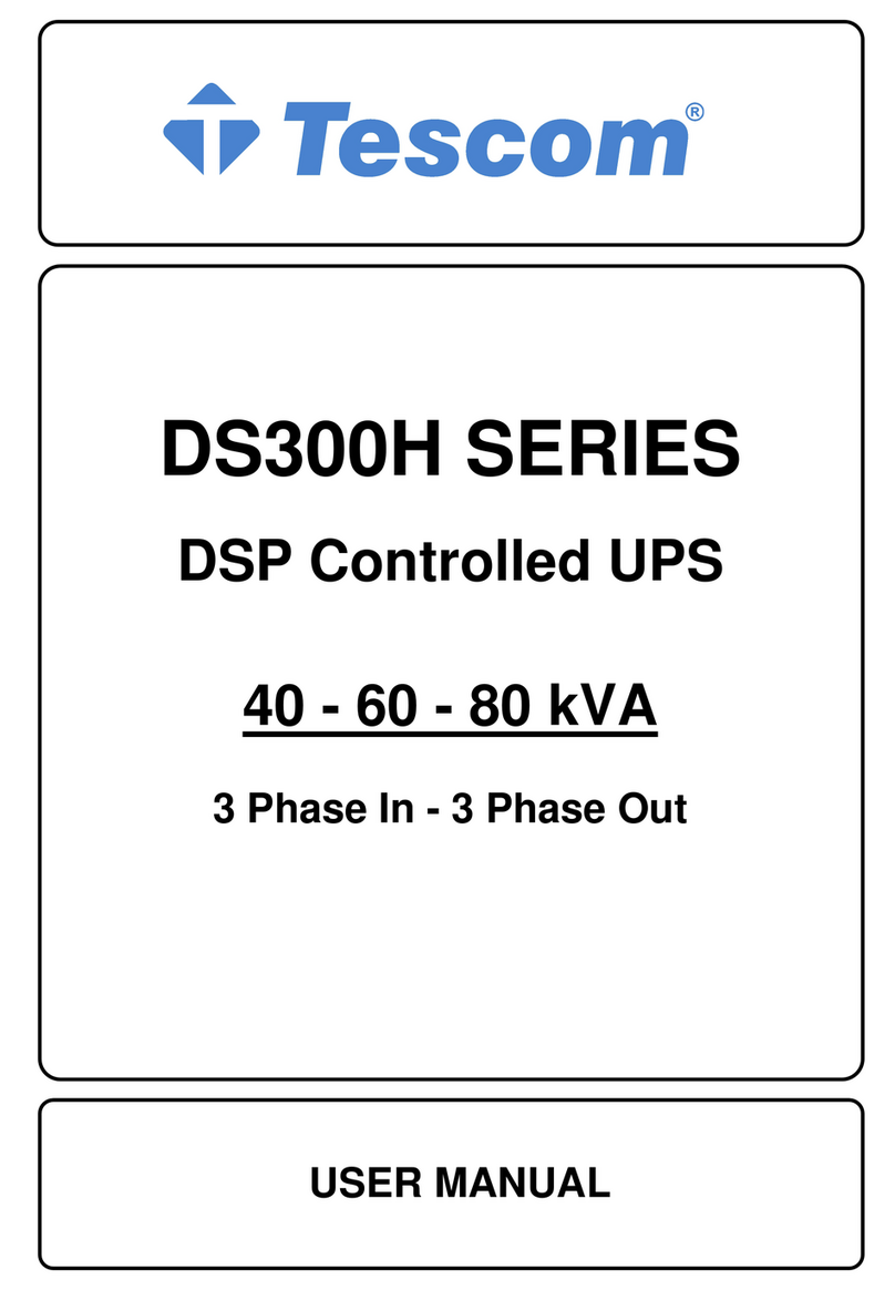 Tescom DS340H User manual