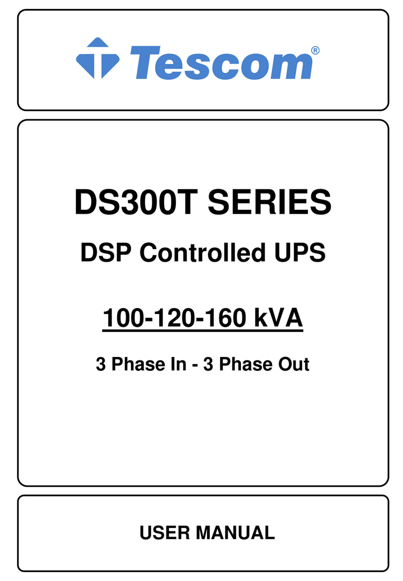 Tescom DS3100T User manual