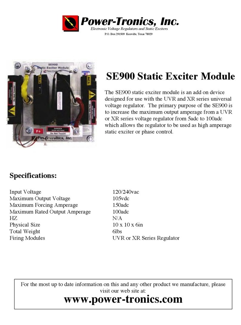 Power-Tronics SE900 User manual