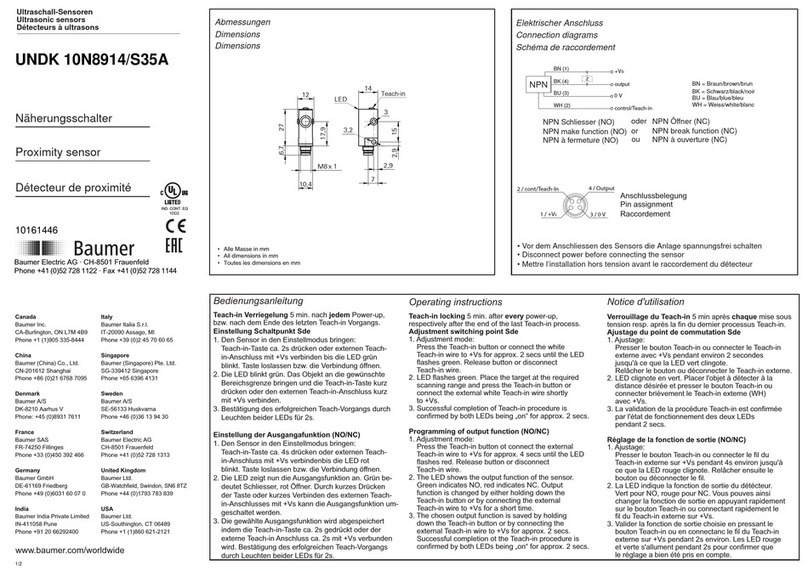 Baumer UNDK 10N8914/S35A operating instructions