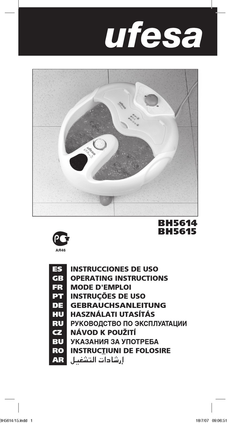 UFESA BH5614 operating instructions